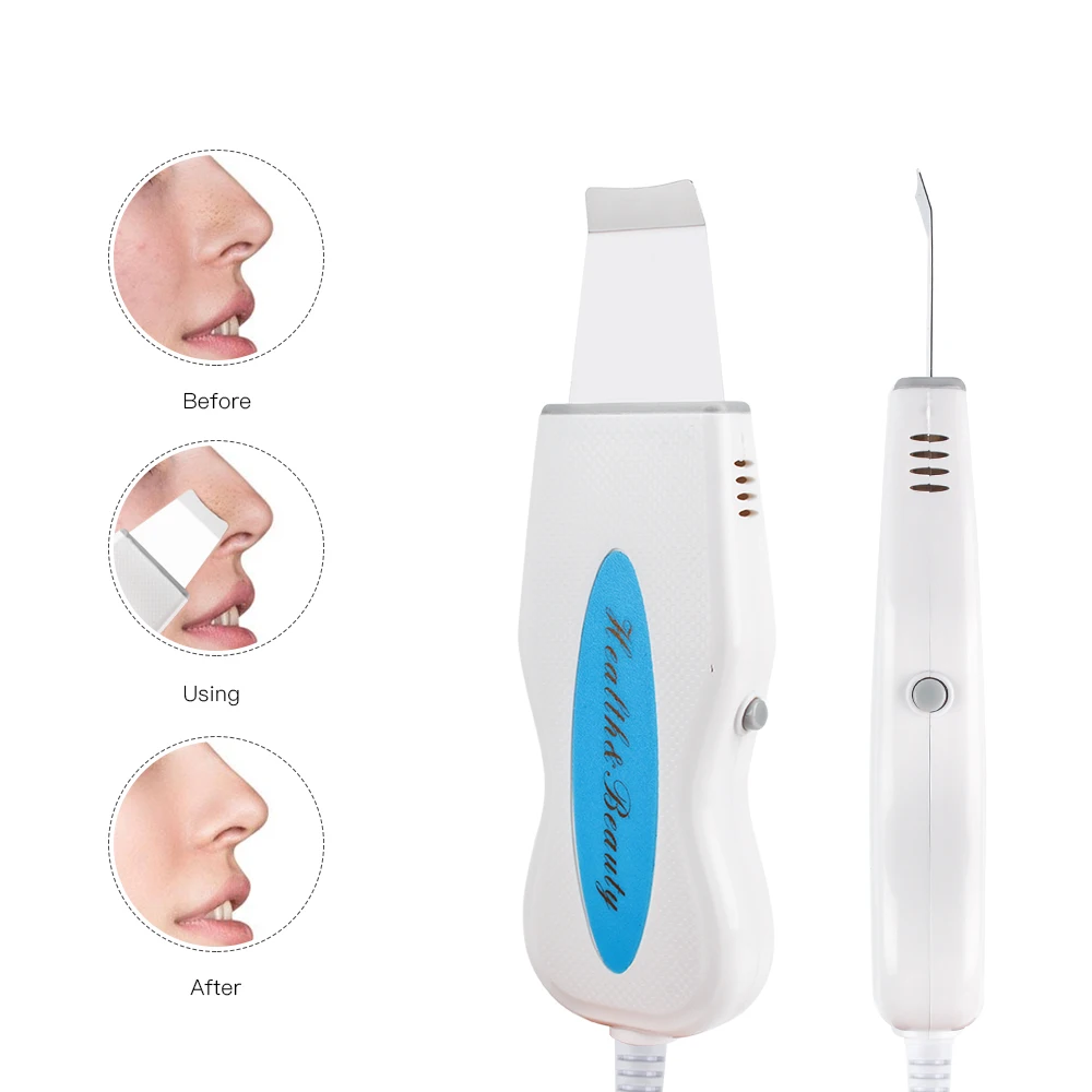 2025 New Ultrasonic Facial Skin Scrubber For Deep Cleaning Blackhead Acne Spots Remover Home Used Beauty Tool Skin Care Device