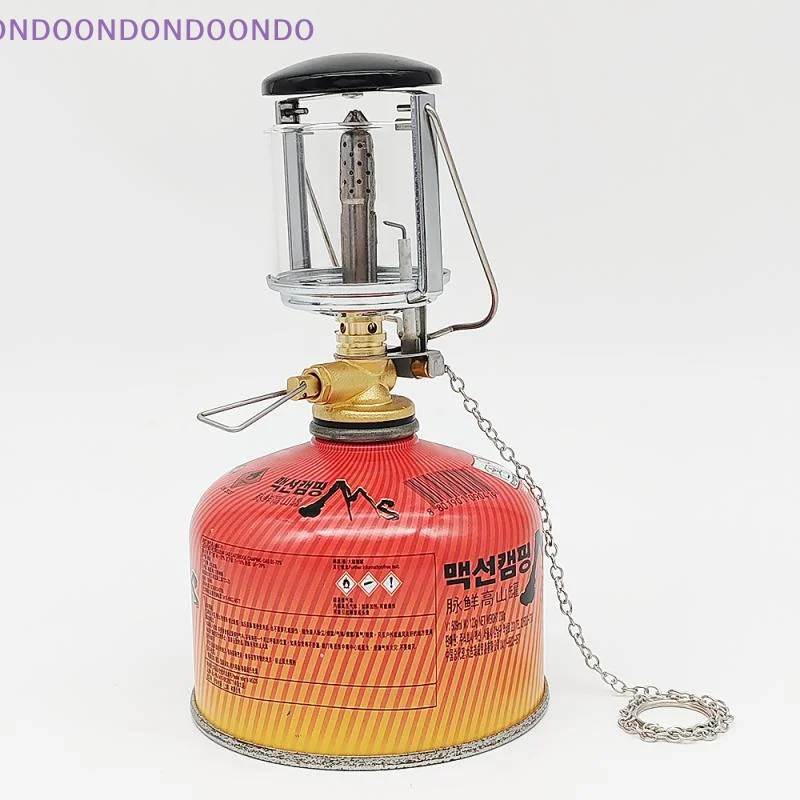 

Газовая лампа для кемпинга, уличный фонарь, подвесная стеклянная лампа, газовый фонарь с плоским бутановым баллоном для рыбалки и приключений