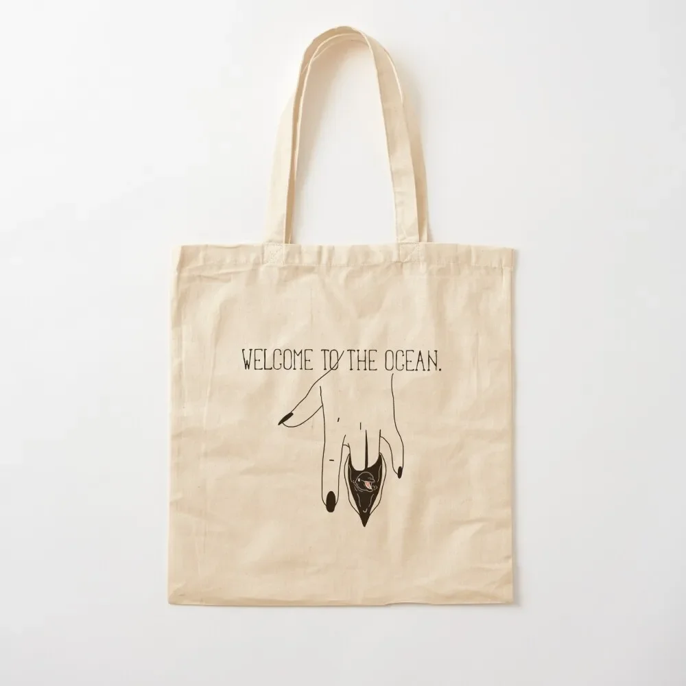 

Vagina with dolphin. Tote Bag Reusable bags Customizable tote bag canvas tote