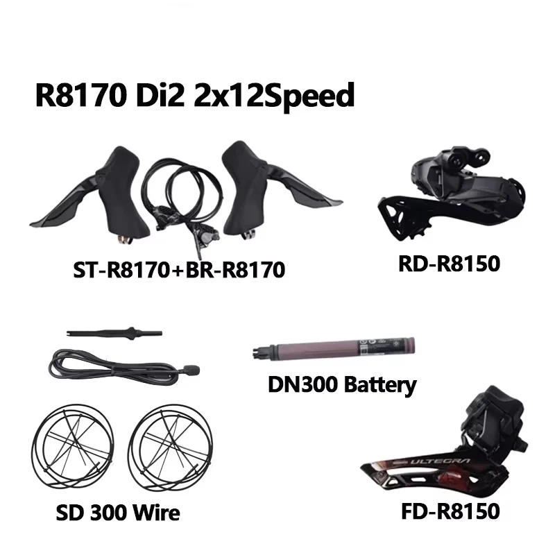 Shimano-ultegraロードバイク用電子セット,シフターブレーキ,リア