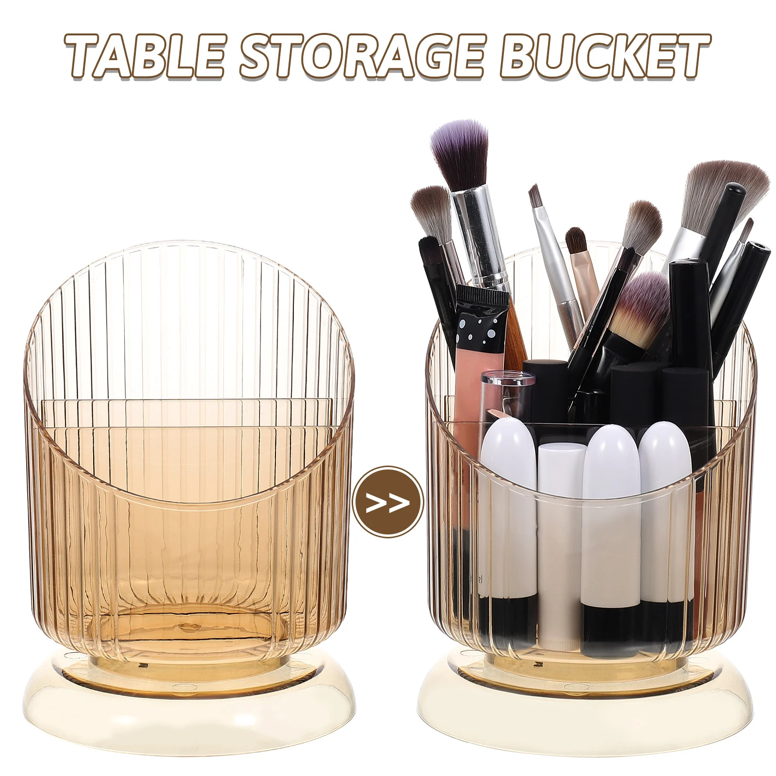 컴파트먼트 펜슬 홀더 펫 데스크탑 오거나이저 대용량 잡화 수납 박스 펜 홀더 문구류 컨테이너 데스크용