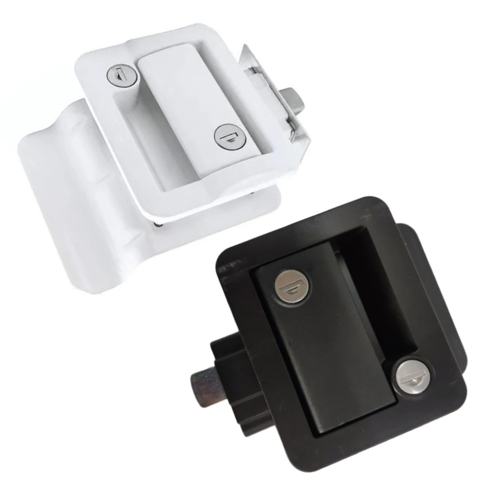

Universal RV Trailer Camper Entry Door Lock RV Door Lock Replacement Double Open Door With Deadbolt Computer Key Door Handle