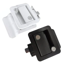 RV Trailer Camper Entry Door Lock RV Door Lock Replacement Double Open Door With Deadbolt Computer Key Door Handle