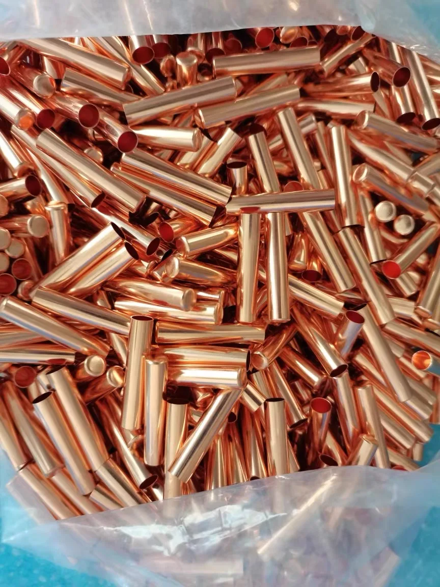 30pcs Temperature Sensor Probe 6*50MM 5X25 6*20MM 6*30MM DS18B20 PT100  Red Copper Shell Thermistor Protection Shell Accessories