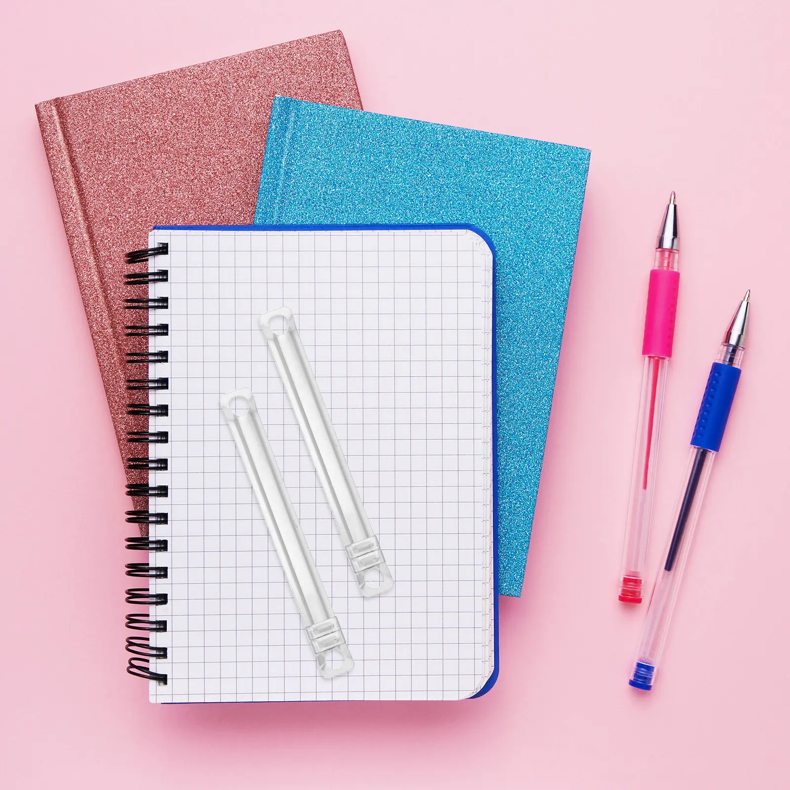 

50 шт. металлических зажимов для бумаги с двумя отверстиями, 3,5 дюйма, для папок и организации документов