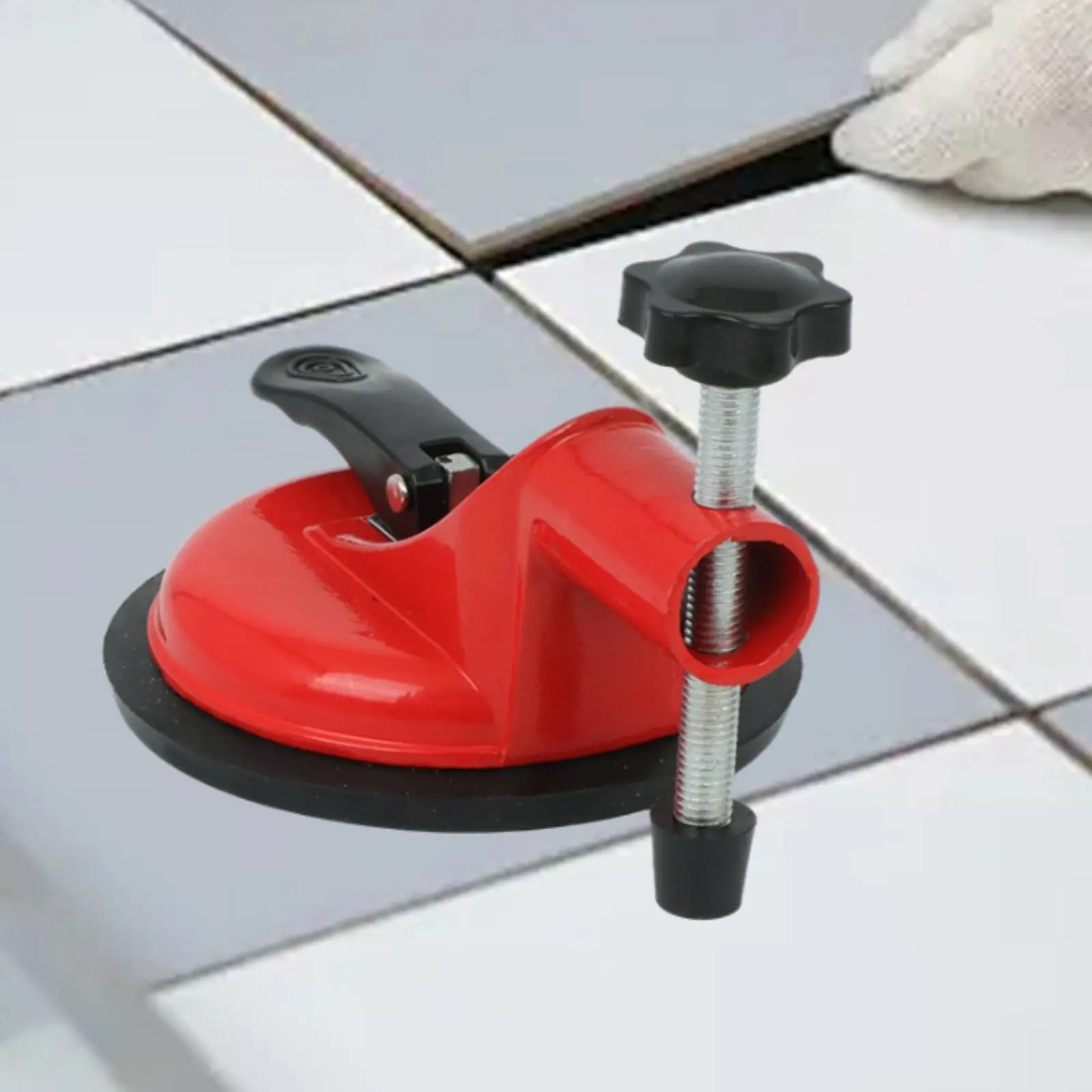 

Tile Suction Suction Pad Leveler Easy to Use Stone Seam Setter Adjustable Slab Joiner Long-Lasting Glass Panel Positioning Tool