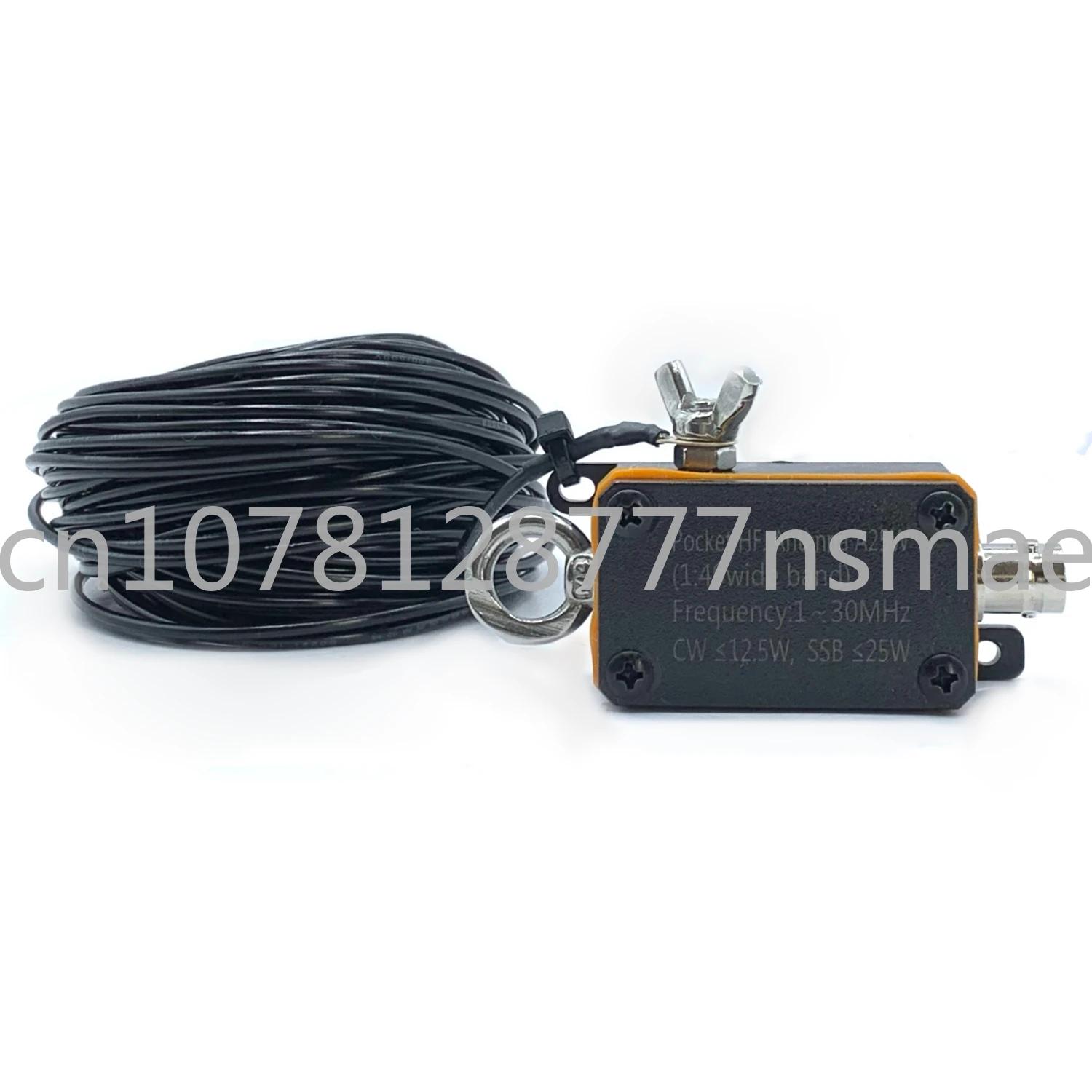 

1-30MHz Pocket HF Antenna, Shortwave Antenna, Inverted V Horizontal Balun Long Line Wideband End-fed Antenna
