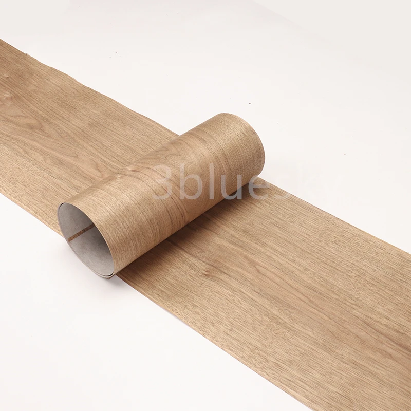 

Natural Wood Veneer Light Walnut for Furniture about 35cm x 2.5m 0.25mm C/C