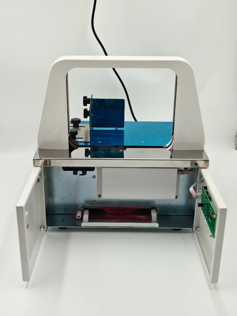 Automatic 12mm Hot Melt Opp Tape Banding Machine Supermarket Vegetable Strapping Packing Machine 4