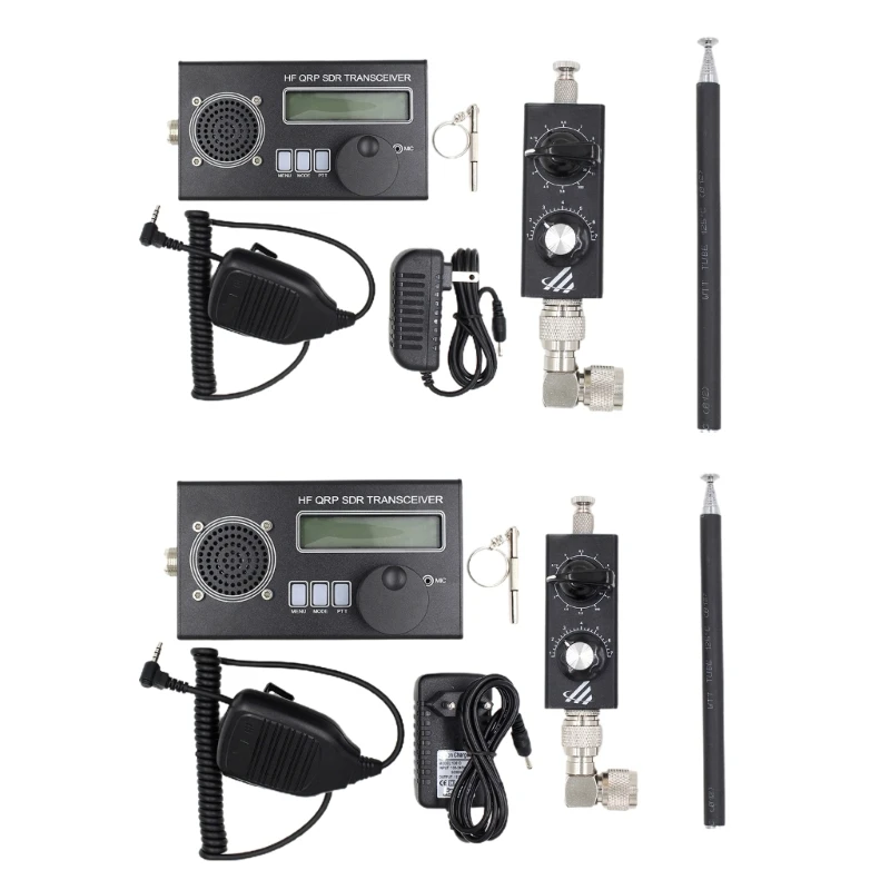

USDX QRP SDR Transceiver 8-band Shortwave Radio Transceiver Aluminum Housing High-Power Efficiency