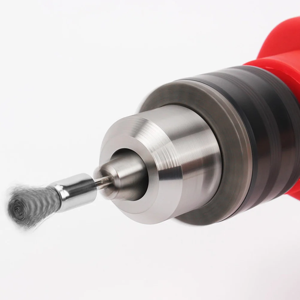 

15Pcs Steel Wire Brush Sponge-Like Consistency Mini Metal Wire Wheel for Cleaning Tools Handle Electric Grinding Polishing Rough