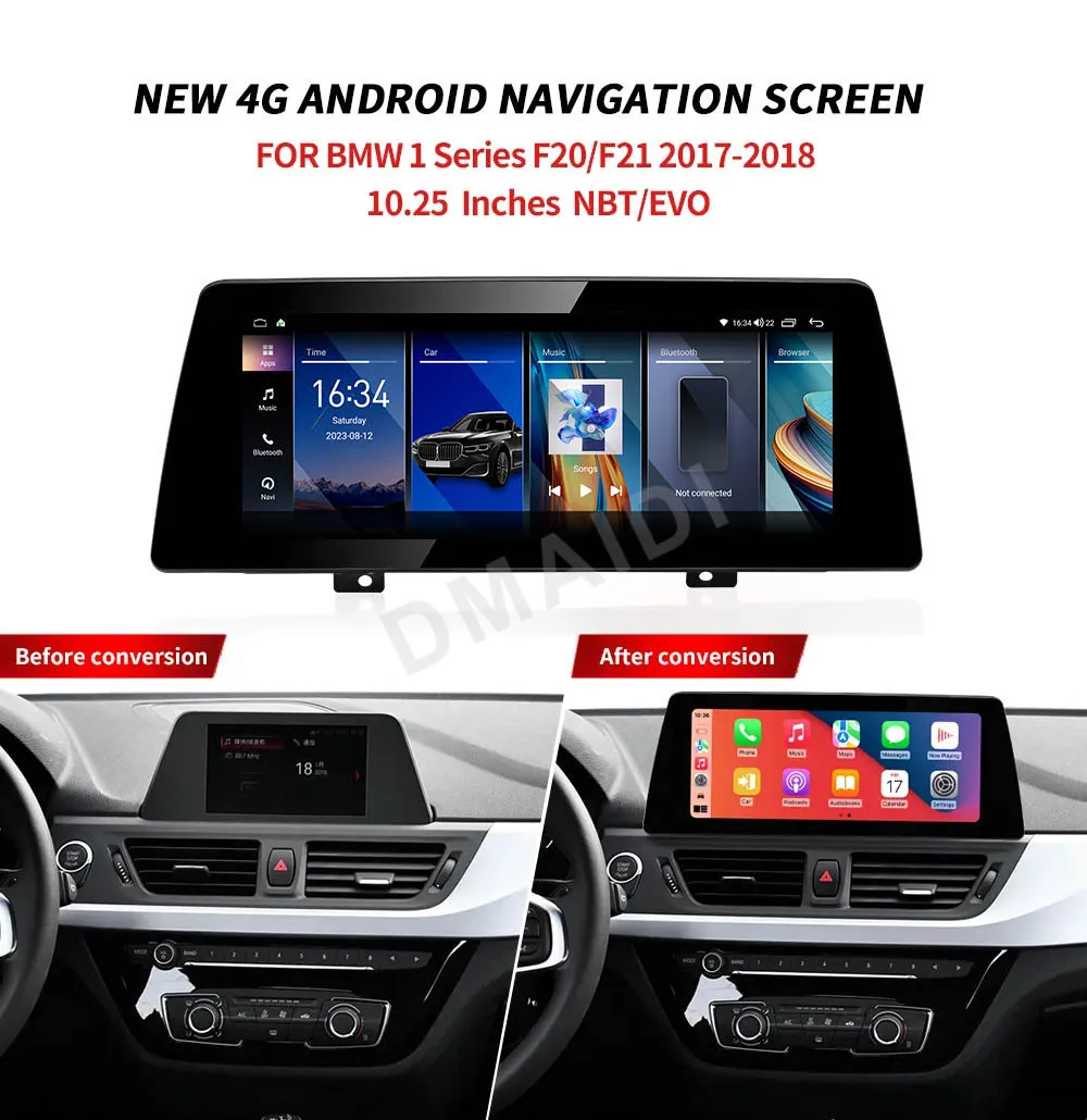 Factory Pricec Android 13 For BMW 1Series F20 ID8 EVO 2018-2020 Car Multimedia Video Players Navigation Carplay Auto Stereo WIFI