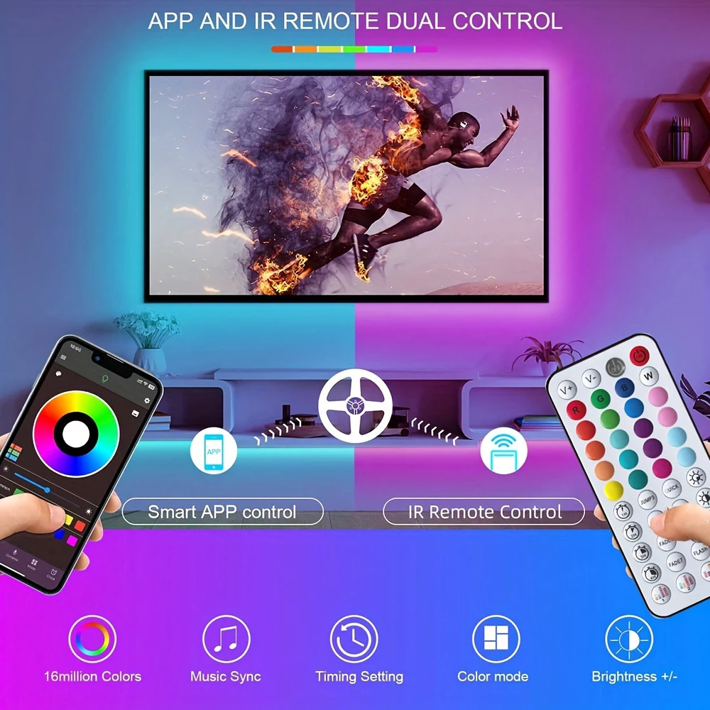 RGB LED-stripverlichting met m - Decor Lighting Hours recensie en prijs