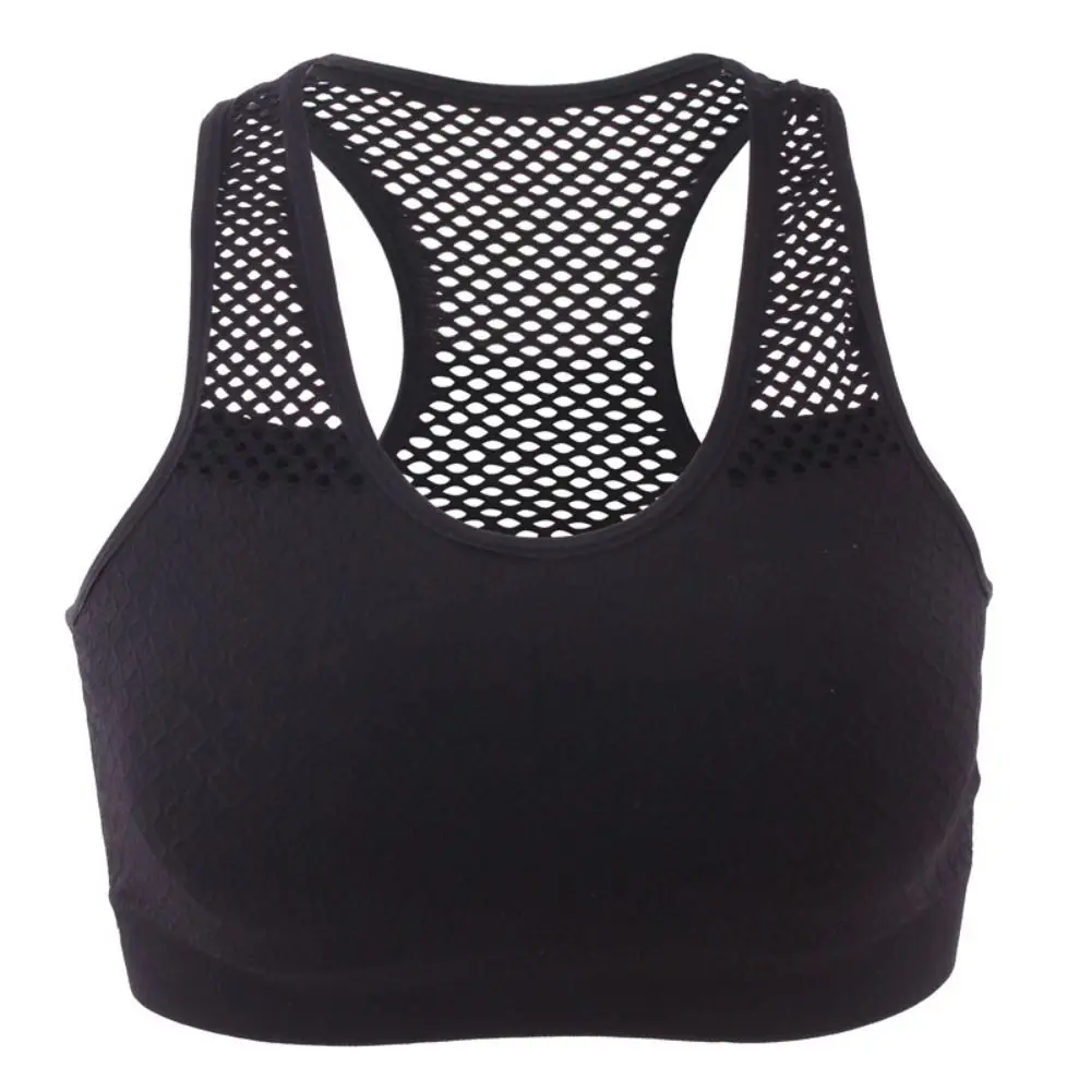 Female High Shockproof Women Active Bra Quick-drying Breathable Sports Bra Hollow Out Comfortable Yoga Bra Running
