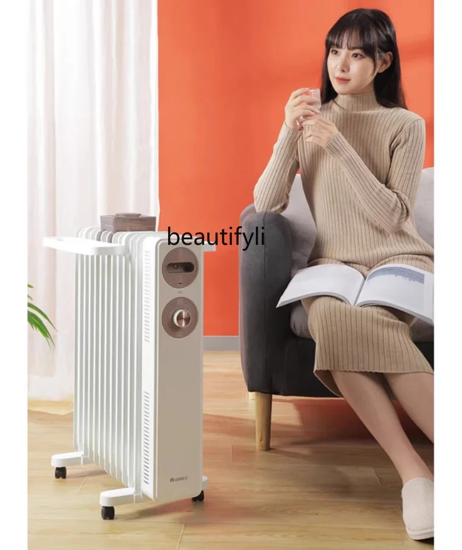 Riscaldatore domestico a risparmio energetico e a risparmio energetico, olio sonoro leggero Ting, riscaldatore elettrico per camera da letto