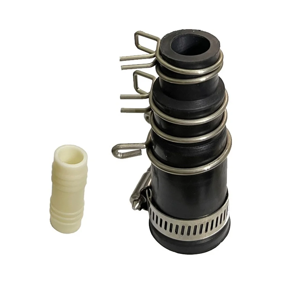 Dishwasher to Garbage Disposal Drain Hose Connection Kit Rubber Reinforced Clamp Standard 9 1.5cm Compact Lightweight Design