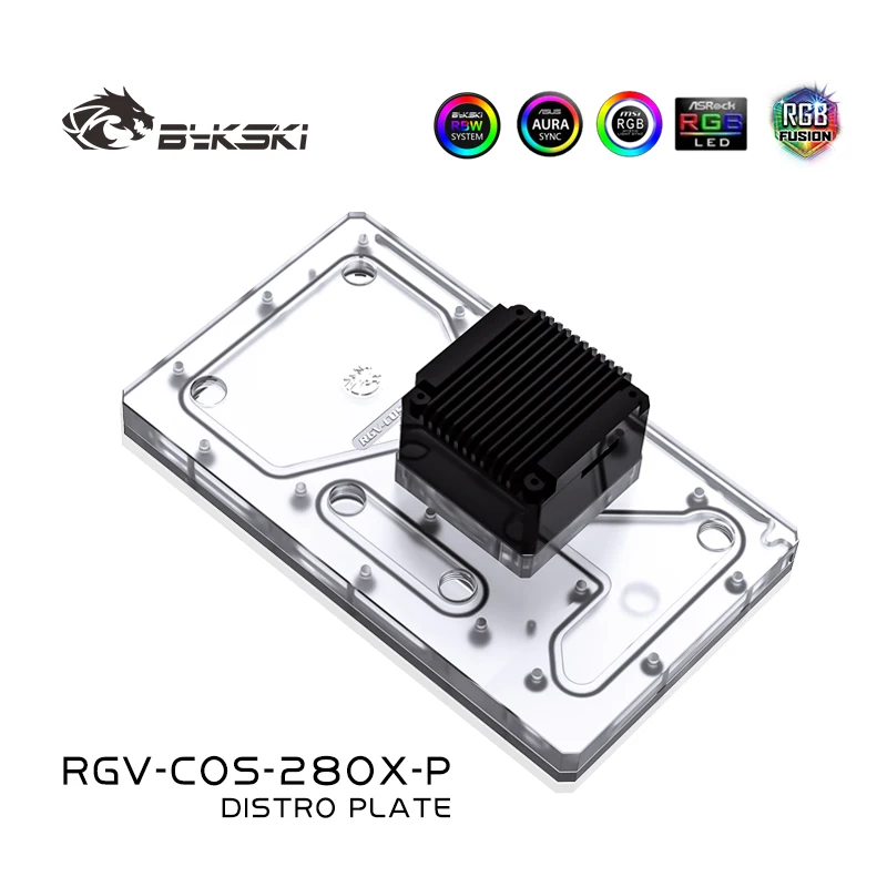 

Bykski RGV-COS-280X-P Distro Plate Waterway Boards For Corsair 280Xd Case For Intel CPU Water Block & Single GPU Building