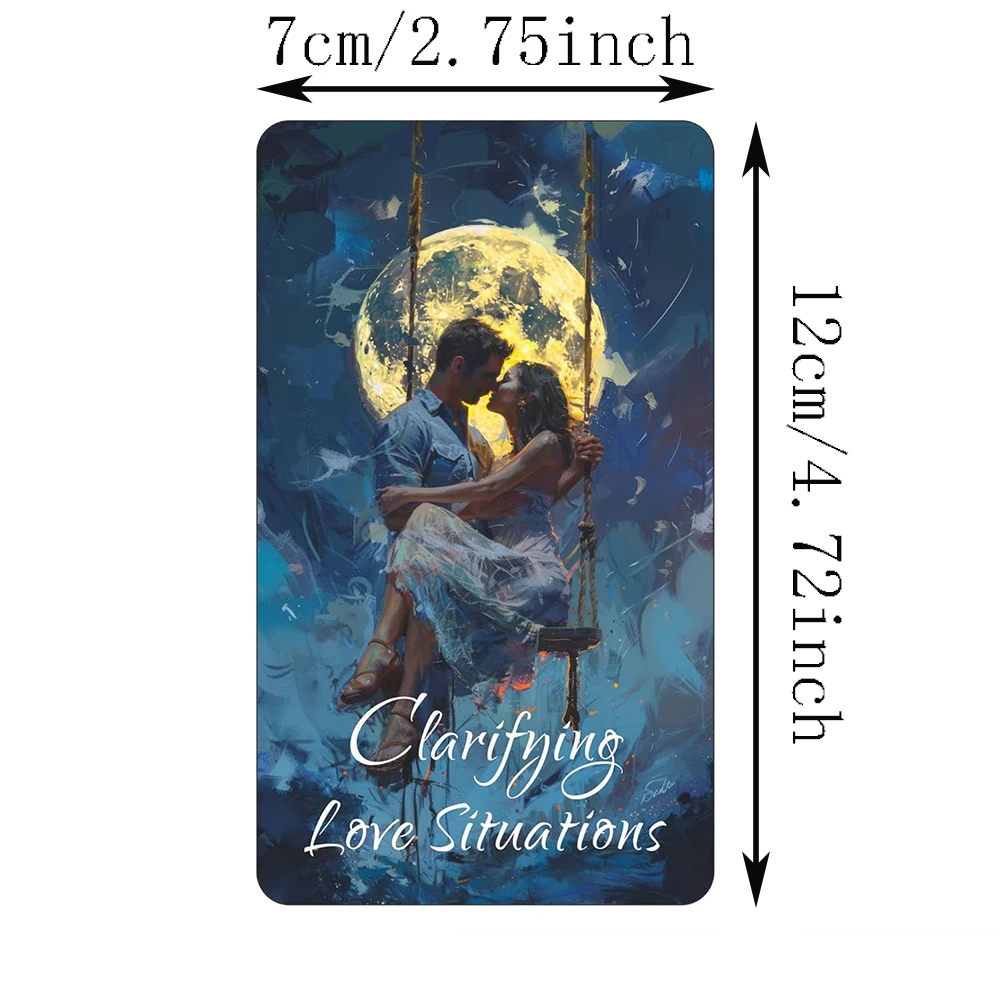 Clarifying Love Situations Oracle Cards, Twin Flames Soulmates Relationship Romance Love Messages, Shadow Work, Tarot Cards