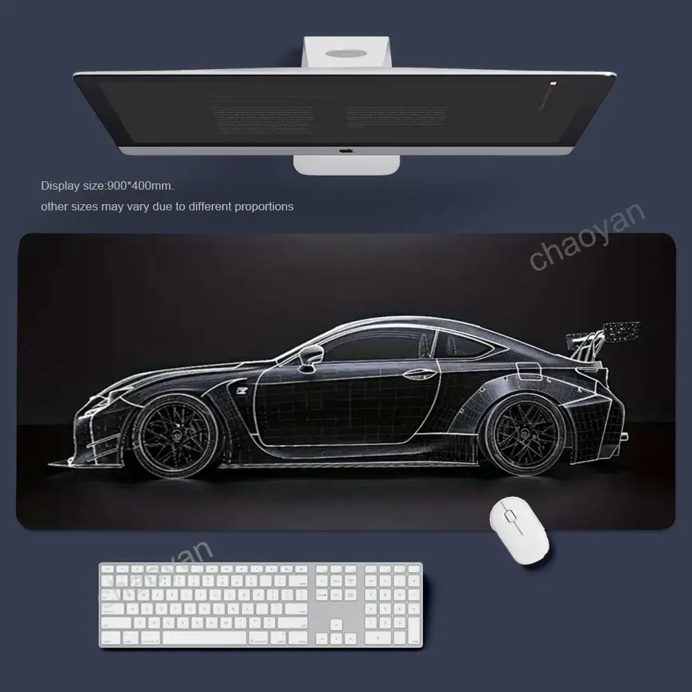 

Cool car Mouse Pad Gamer Office Accessories Pc Cabinet Games Desk Mat Computer Desks Keyboard Gaming Mats