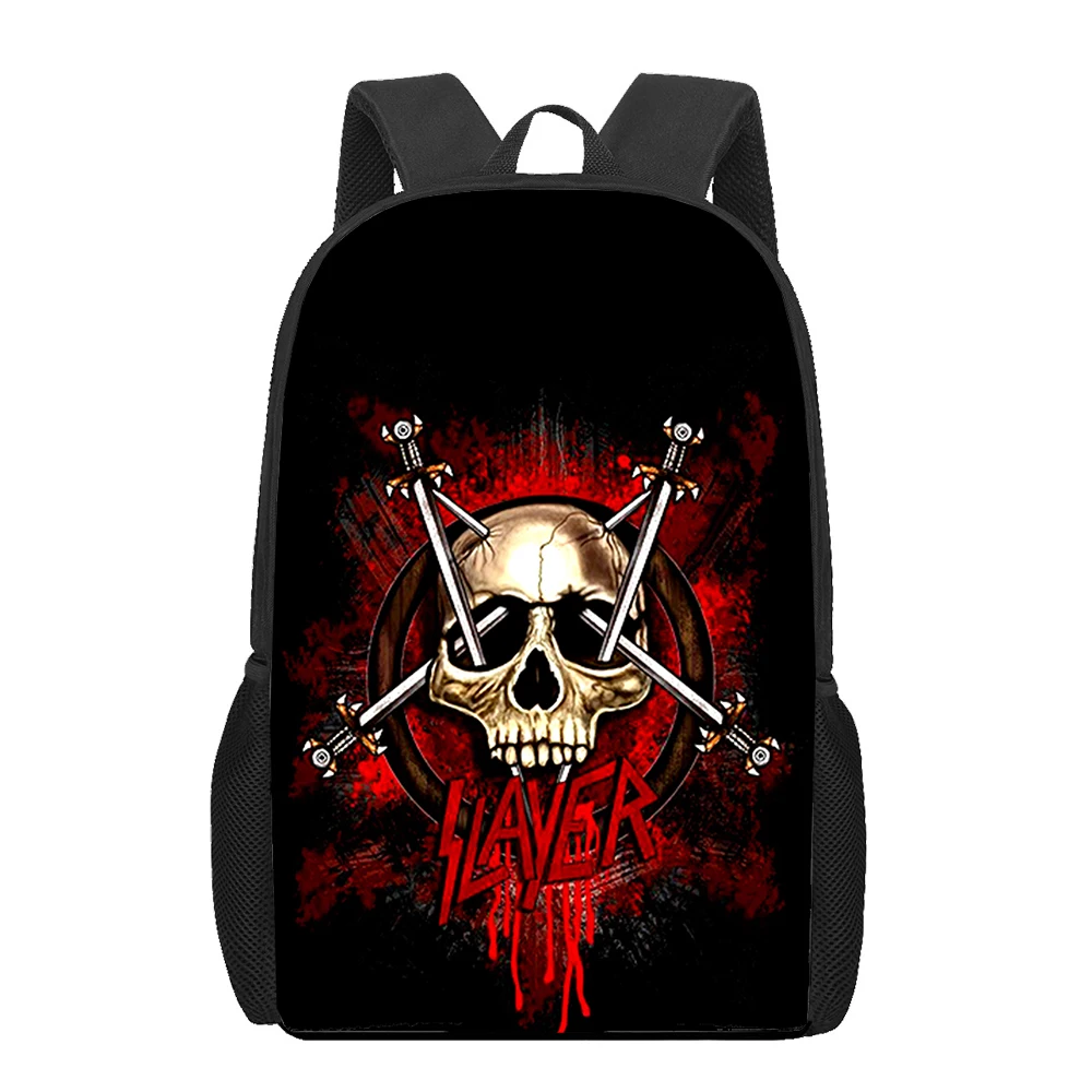 Mochila creativa Slayer para adolescentes, niñas, niños, estudiantes, mochilas escolares, bolsa de libros para niños, mochilas para ordenador portátil, mochila de viaje informal