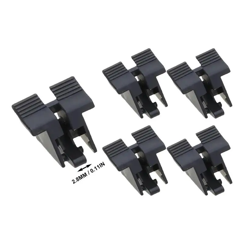 5Pcs Desktop Computer Mainboard 164pin With Fishtail Fixing Clip PCIE 16x Graphics Card Slot Socket Pcie X16 Socket