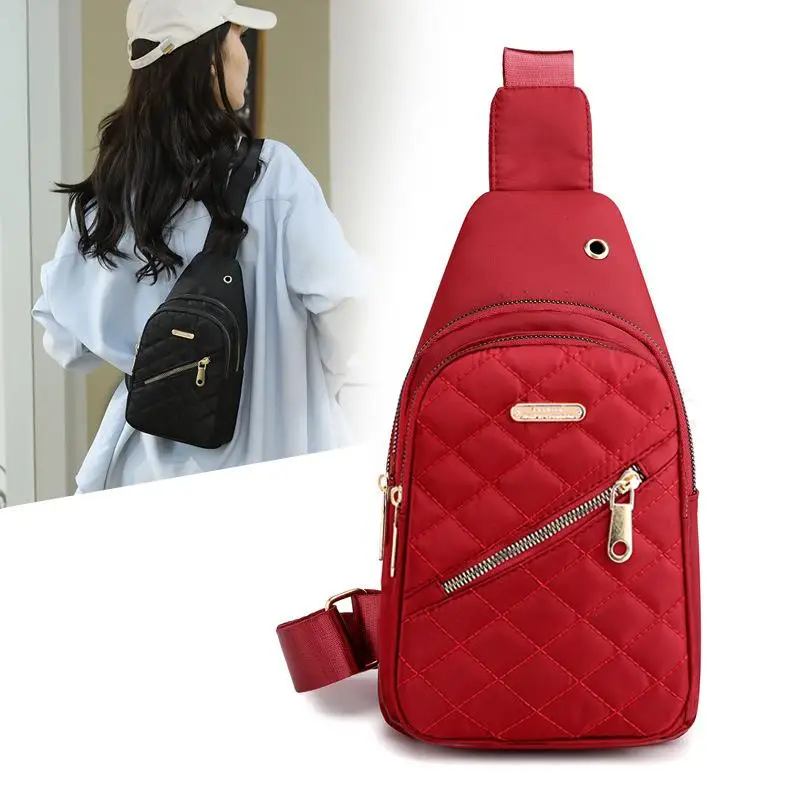 

Лидер продаж, нагрудная сумка через плечо из композитной ткани, женский рюкзак, нагрудная сумка с вышивкой для путешествий