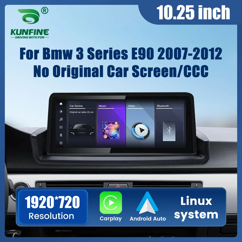 10.25” Car Radio For BMW 3 Series E90 2006-2011 No Screen GPS Navigation Multimedia Display Head Unit Video Player Carplay