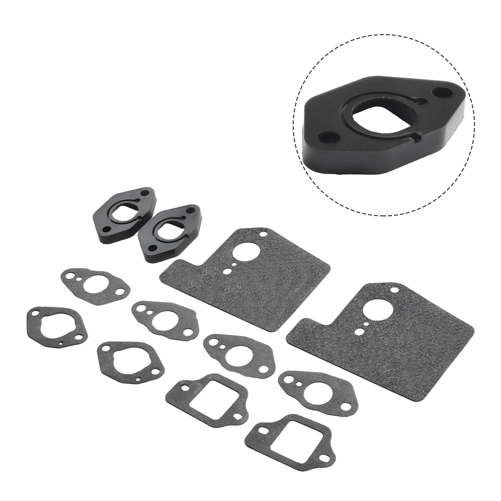 

Replace your Old Gaskets with Premium Carburetor Insulator Gaskets for Honda GCV190 GSV190 GCV160A Engine Set of 2!