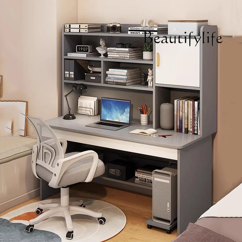 

JB Children Executive Office Desk Modern Bookshelf White Standing Office Desk Height Bedroom Escritorios De Computadora Furnitur