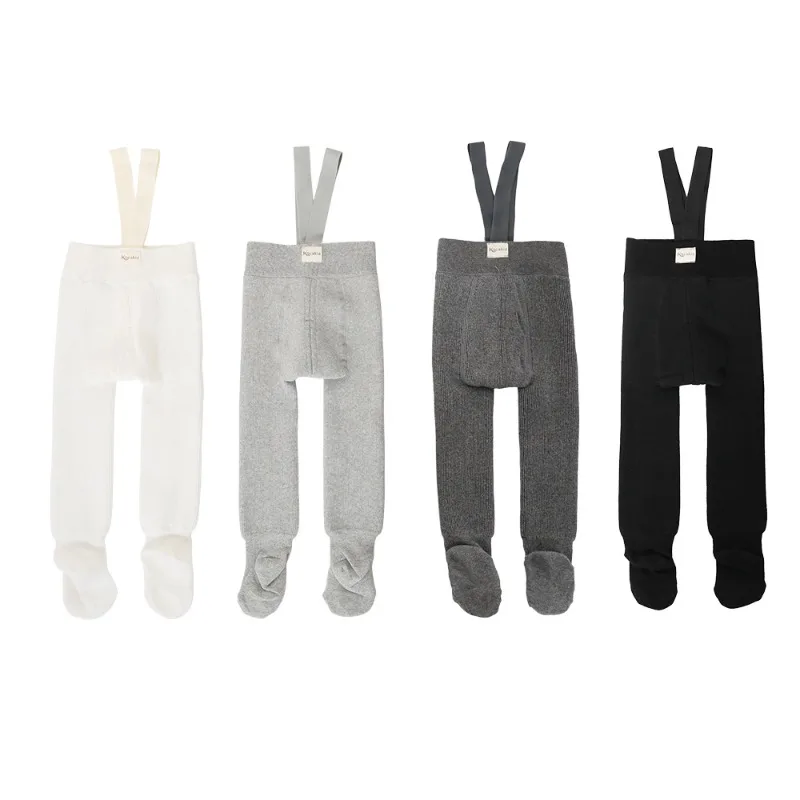 Baby overalls pantyhose autumn and winter socks girls and children thickened and velvet baby leggings