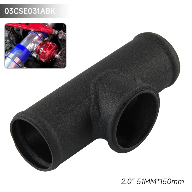 

L=150mm 2" to 2" T-Pipe Aluminum BOV Adapter Pipe for Tial 35 PSI TYPE S/RS BOV