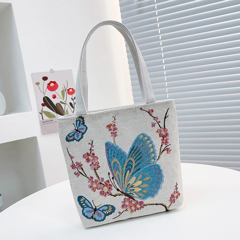 This Is a Super Cute Bag, with a Beautiful Butterfly Pattern, Suitable for Shopping and Travel.