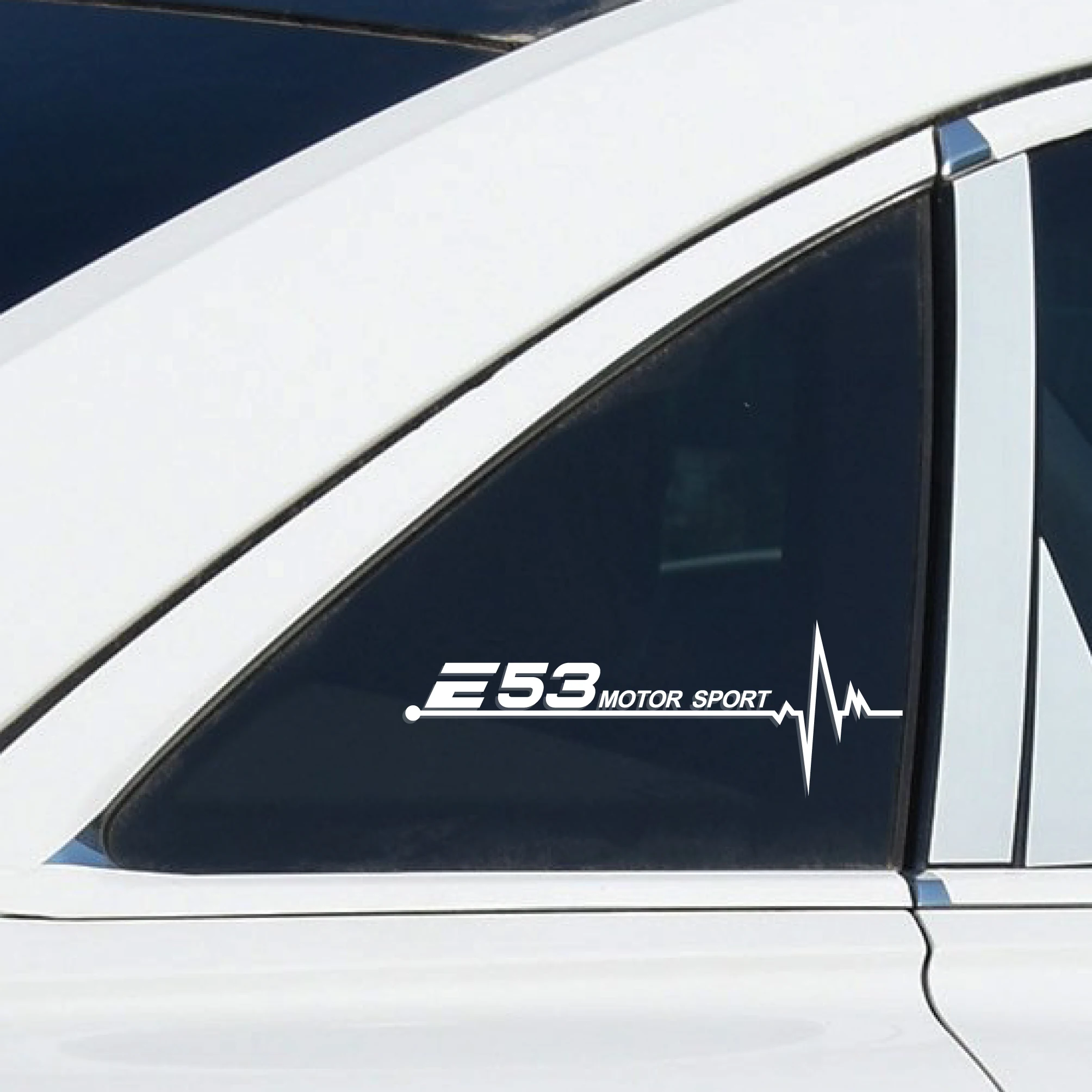 ملصقات عاكسة لنافذة السيارة الجانبية ، ملصق لـ E36 و E39 و E46 و E60 و E30 و E34 و E53 و E61 و E70 و E87 و E90 و E91 و E92 و E93 و E28 و E62 ملحقات, 2 أو