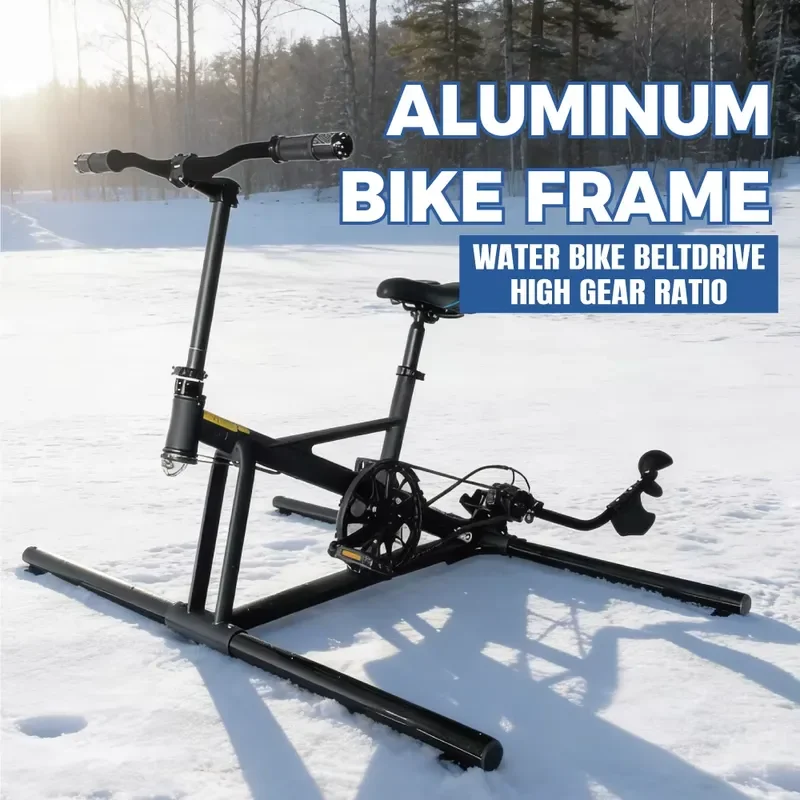 New Arrival Single Inflatable Water Bike Frame Integrally Formed Floating Bicycle for Sale