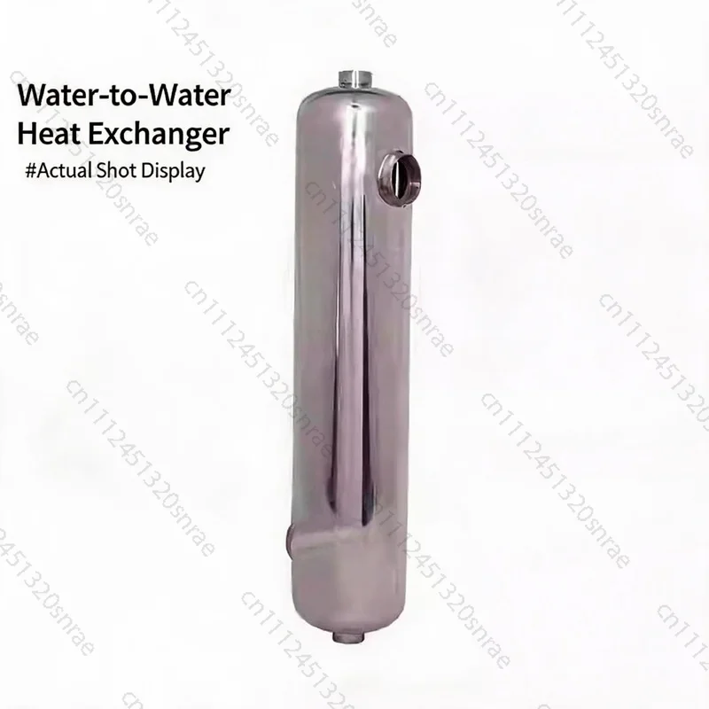 T Heat Exchanger Swimming Pool Tube Heat Exchanger for Swimming Pool Spa Cold and Hot Water Heat Exchanger Stainless Steel Three