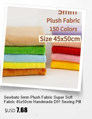 160x50cm Kunstfell-Stoffe Weicher Plüsch 100% Polyester Ca. 8cm Bekleidungs-Nähstoffe Kunstplüsch-Stoffe – Detail 6