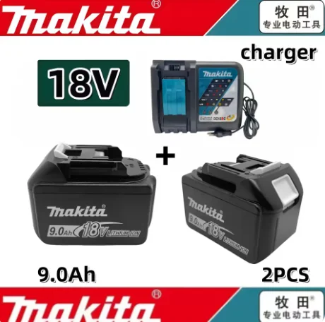 

Оригинальный литий-ионный аккумулятор Makita 18В 9.0Ач, для электроинструментов Makita BL1830 BL1830B BL1840 BL1840B BL1850 BL1850B