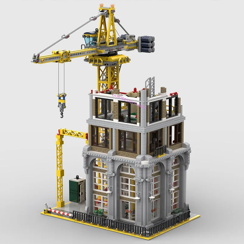 NEW 3374PCS City Hot Selling Street View Moc Modular Construction Site creative ideas Children Toy birthday Gift building blocks