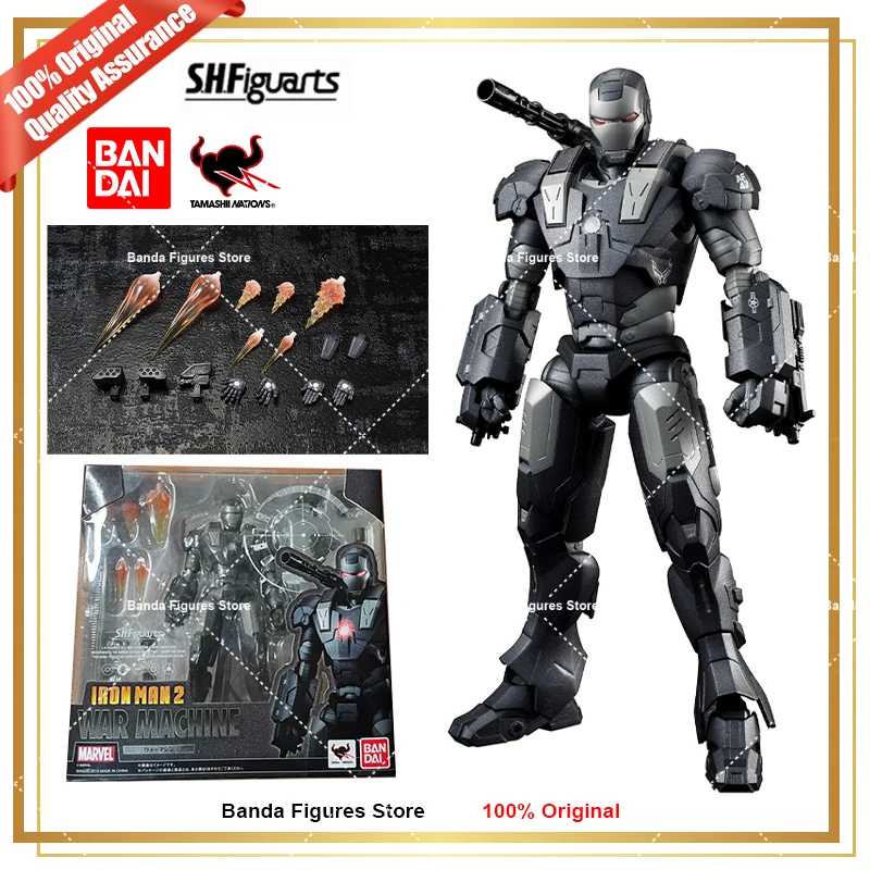 Original Bandai S.H. Figuarts Shf Iron Man 2 War Machine Mark 1