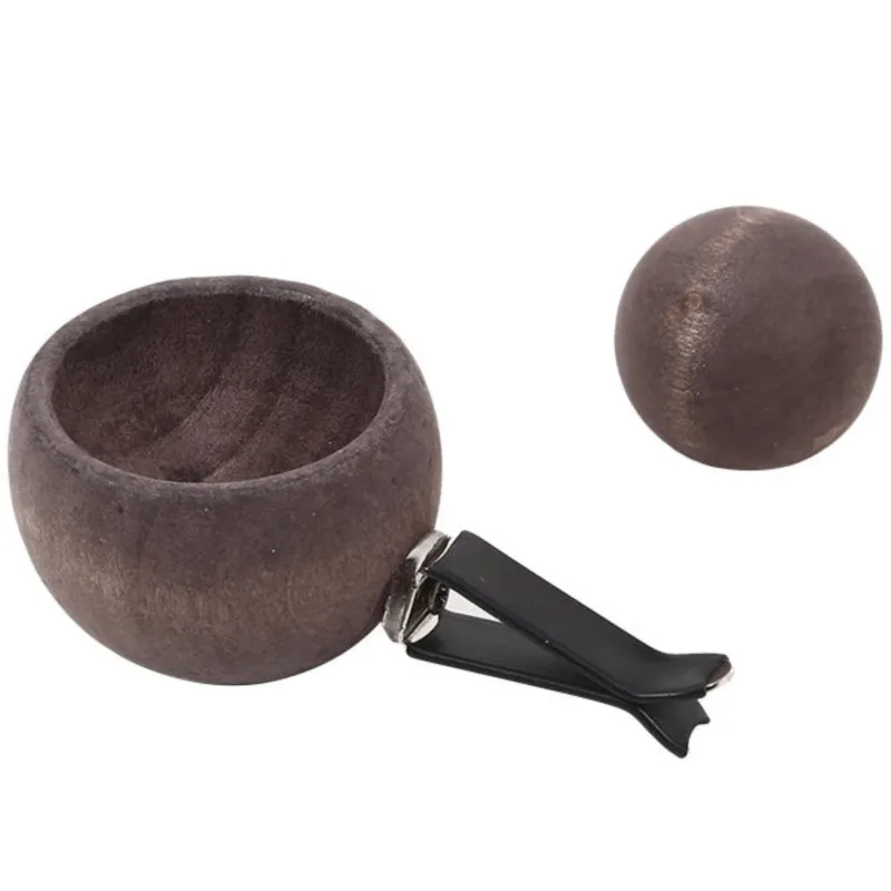 Mini Wooden Aroma Oil Diffuser, Natural Aroma Diffuser For Car, Bedroom, Living Room, Bathroom, Air Cooling Accessory