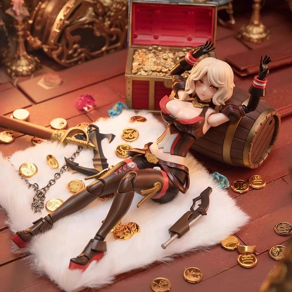 الحدود نموذج الملكة آن القراصنة عمل الشكل Ba-003 الجمعية أنثى نموذج أطقم تحصيل هدية عيد ميلاد سطح المكتب حلية