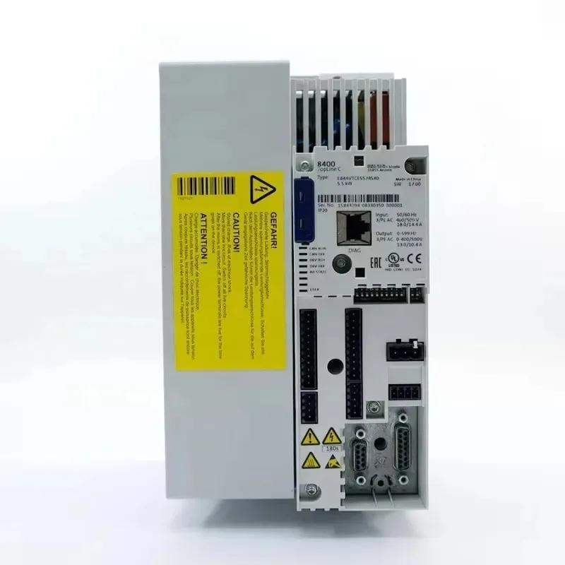 E84AVSCE1124VX0 11kW 400V Servo Drive IP65 Protection EtherCAT/Profinet for CNC/AGV 24A Continuous Current