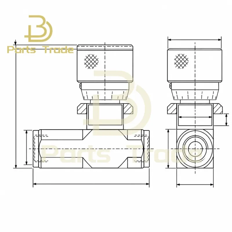 for Flow Control Valve STU Hydraulic Throttle Valve One-way STU-G1/4 STU-G3/8 STU-G1/2 STU-G3/4 STU-G1