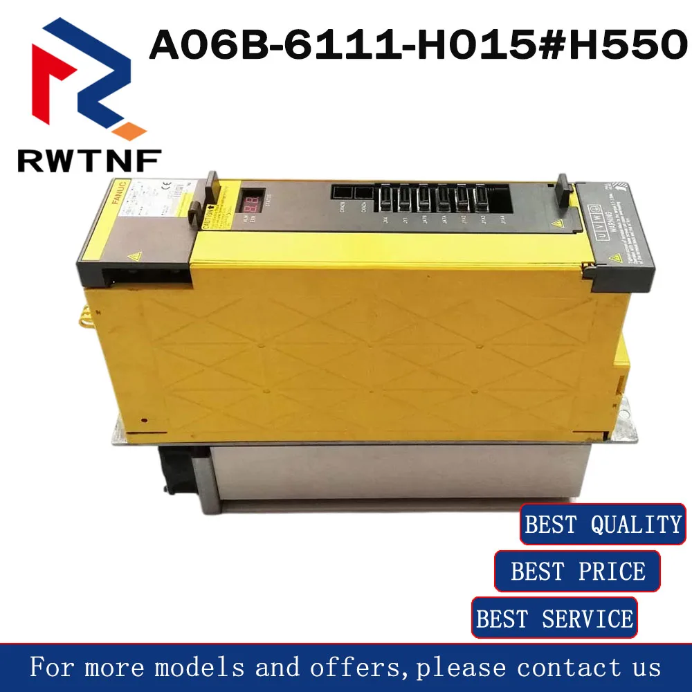 Brand New Genuine A06B-6111-H015#H550 FANUC Spindle drive power module amplifier,100% original warehouse stock