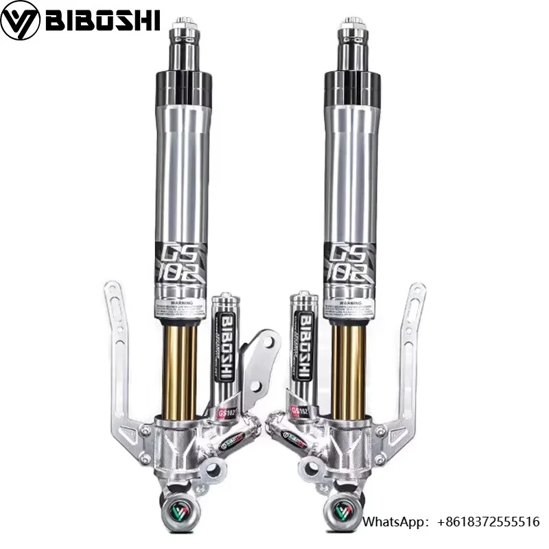 

BIBOSHI GS102 New Inverted Front Shock Absorber Hole Spacing 375 MM 27 Cores Damping Adjustable Motorcycles Front Shock Absorber