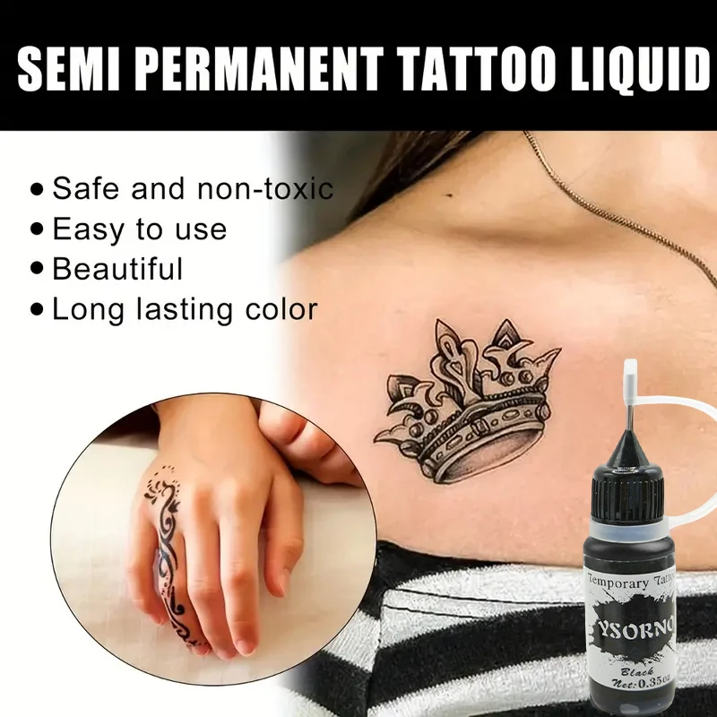 معجون عصير الوشم الملون، كريم الوشم غير المؤلم، كريم رسم فني للجسم المؤقت، حبر الوشم طويل الأمد للحفلات