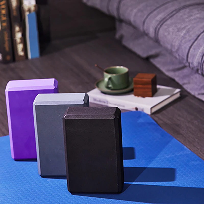 Yoga Building Blocks Cubes Pilates Bricks Reinforcement Mats Sports Yoga Supplies Exercise Home Exercise Equipment Fitness Eva