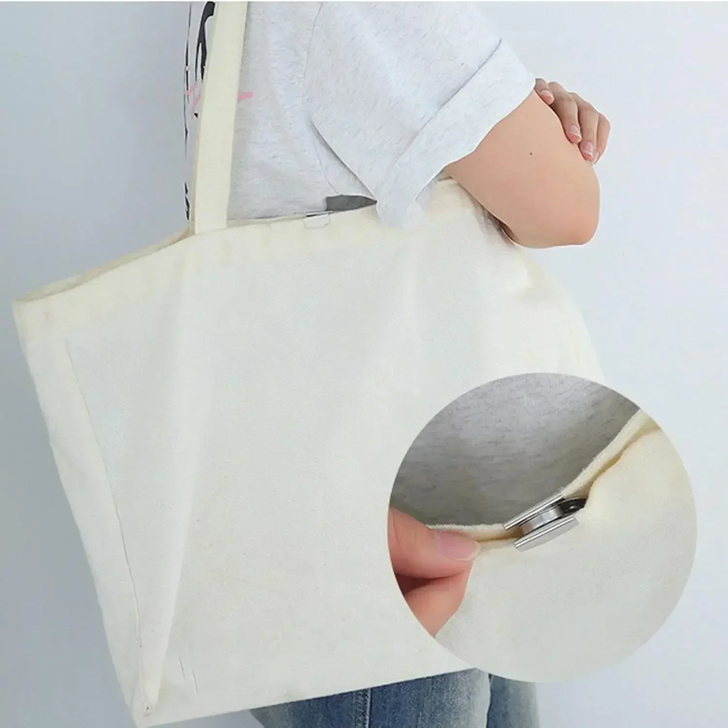 5 أزواج من الأزرار المفاجئة المعدنية بدون خياطة مشبك مغناطيسي لحقائب اليد والملابس والحرف اليدوية، مشبك بدون خياطة للمحفظة