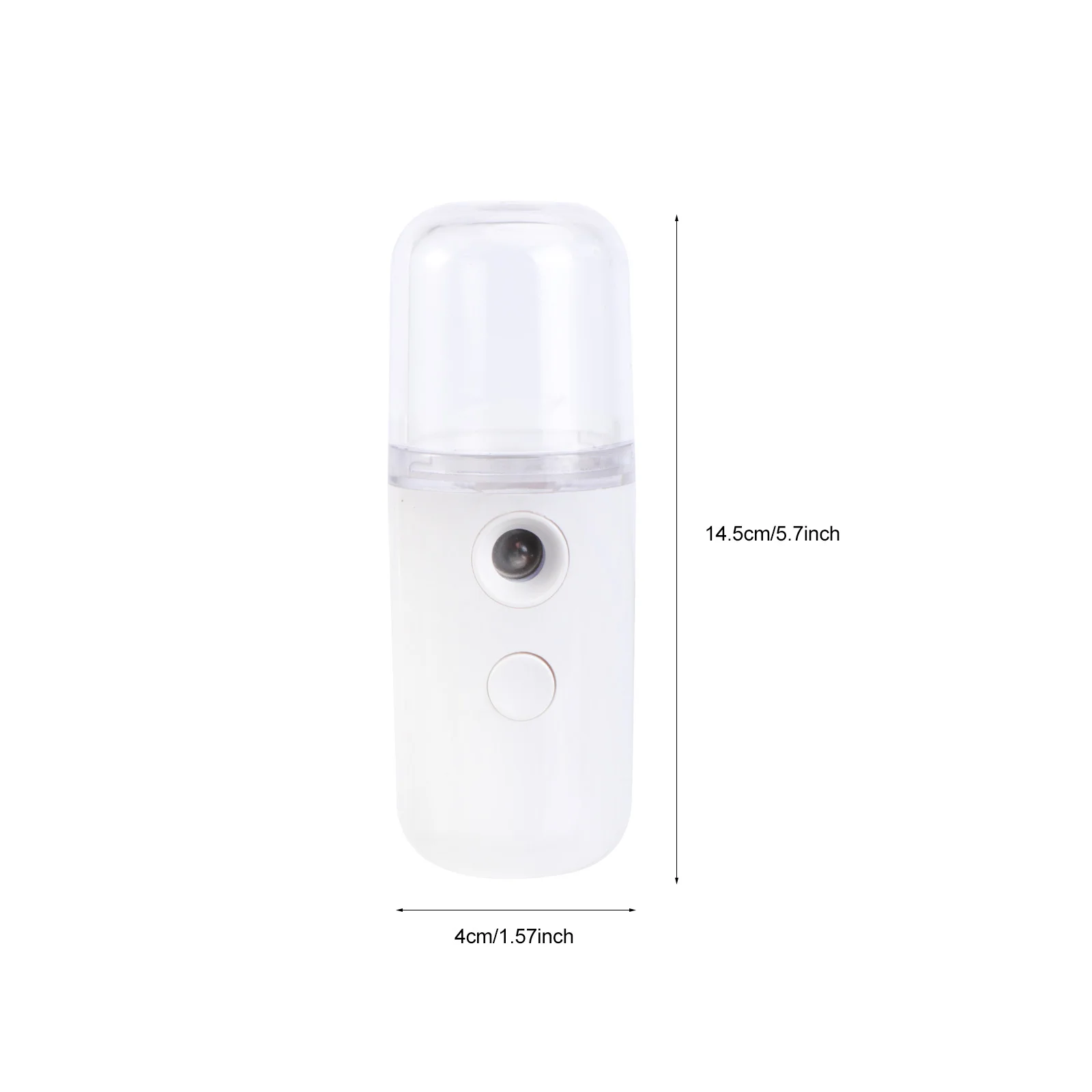 Portable USB Nano Sprayer Handheld Cooling Facial Spray Mist Moisturizing Shrink Pores Face Sprayer for Women White