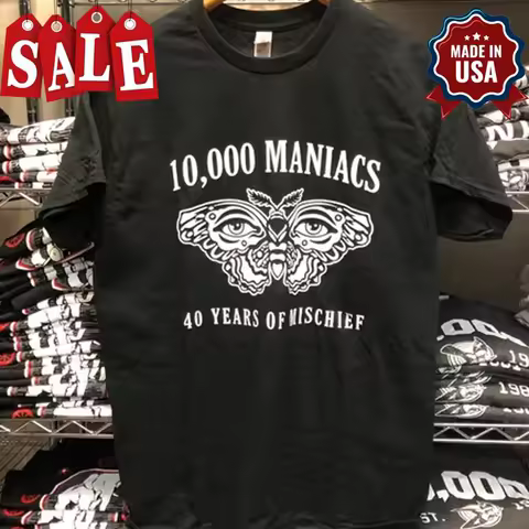 Classic 10000 Maniacs Funny T Shirt